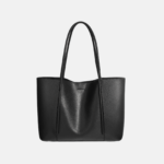 Women's Leather Tote Bag with Simple Style