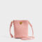 Mini sac à bandoulière minimaliste en cuir véritable pour femmes