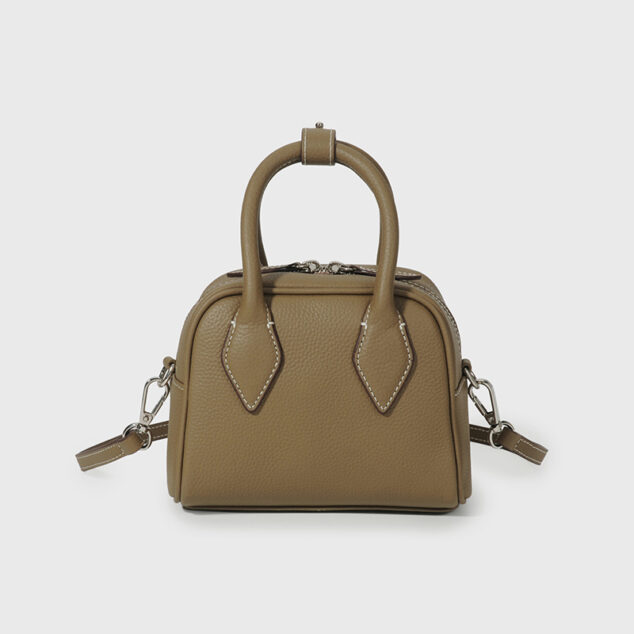 Sac à main en cuir véritable minimaliste pour femmes