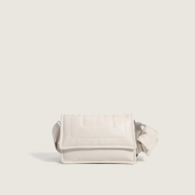 Women's PU Crossbody Baguette Bags with Flap Cover