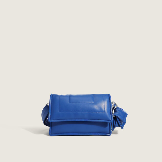 Women's PU Crossbody Baguette Bags with Flap Cover