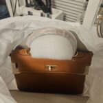 Sac à main supérieur en cuir véritable pour femmes, grain litchi photo review