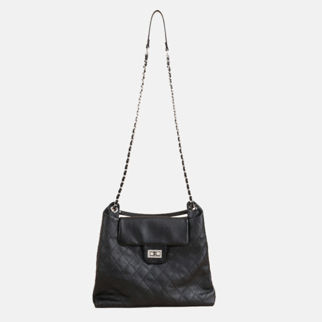 Women's Genuine Leather H-shaped Lock Lizard Pattern Chain Crossbody  Handbags - ROMY TISA