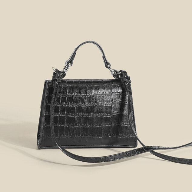 Women's Crocodile Embossed Mini Handbag