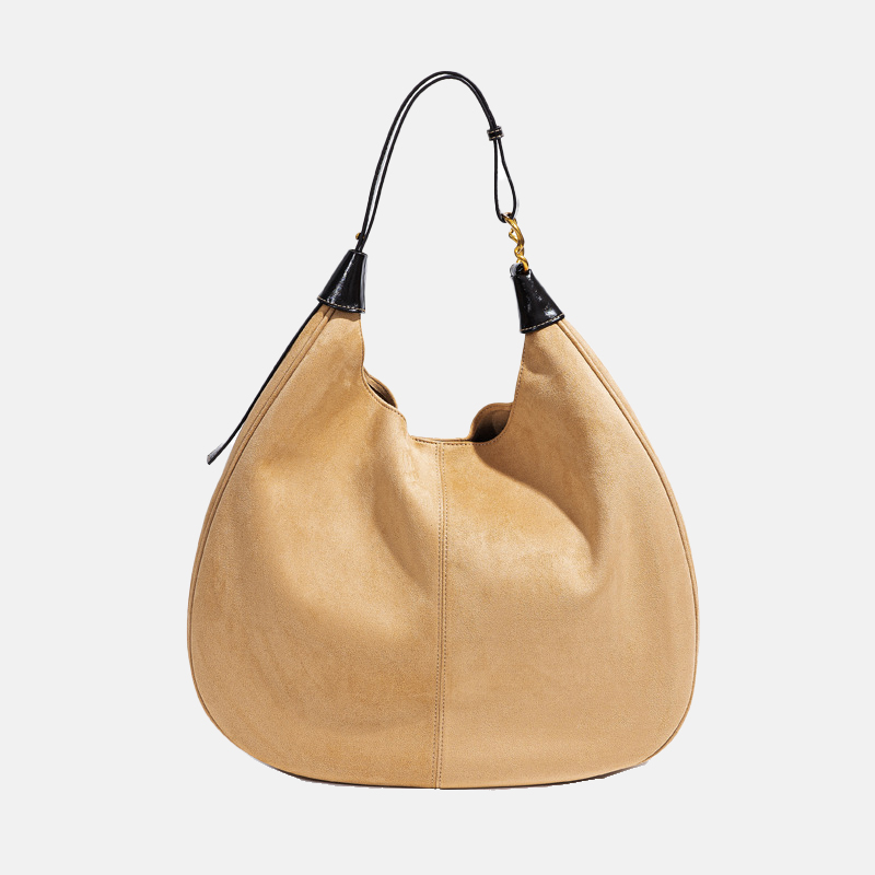 Women's Minimalist Genuine Leather Hobo Bag