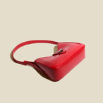 Women's Minimalist Genuine Leather Lock Buckle Shoulder Bag