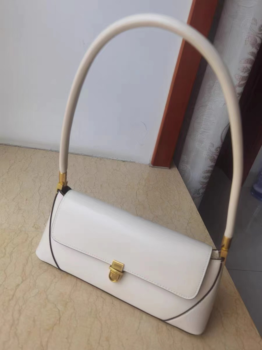 Women's Genuine Leather Minimal Baguette Bags photo review