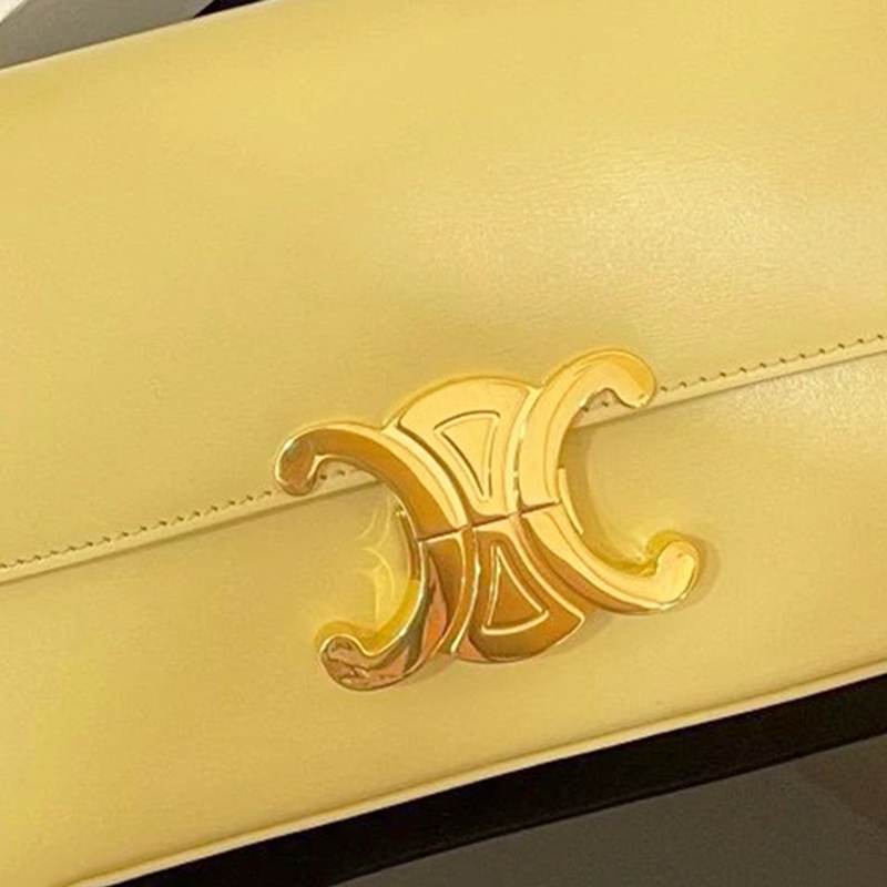 Sac à bandoulière en cuir véritable à fermoir pour femmes
