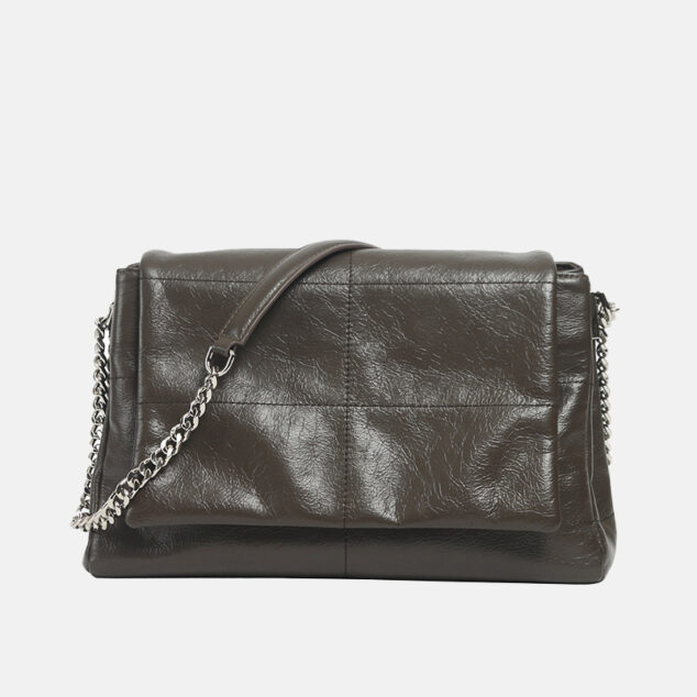 Women's Small Chains Crossbody Bags in Vegan Leather