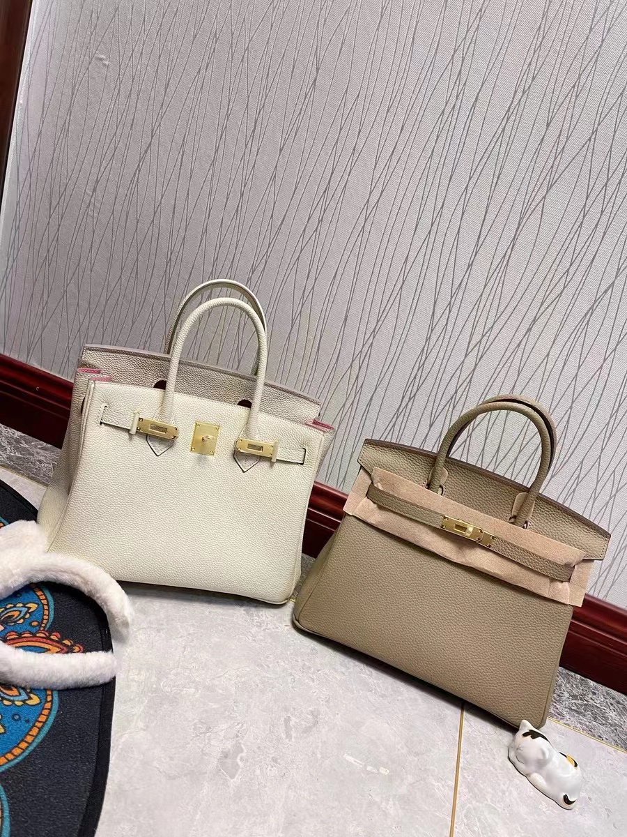 Women's Genuine Leather Top Handle Handbags - 30CM - ROMY TISA