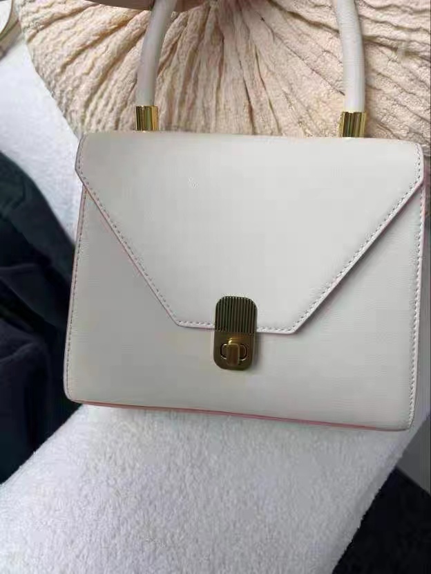 Damen Minimalismus Umschlag Klappe Handtasche aus echtem Leder photo review