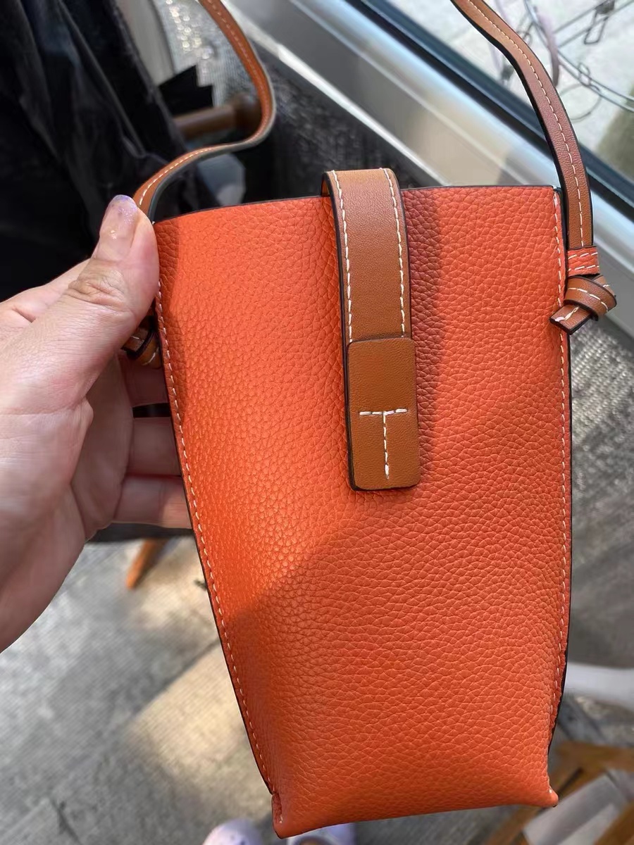 Mini sacs de téléphone en cuir véritable pour femmes photo review