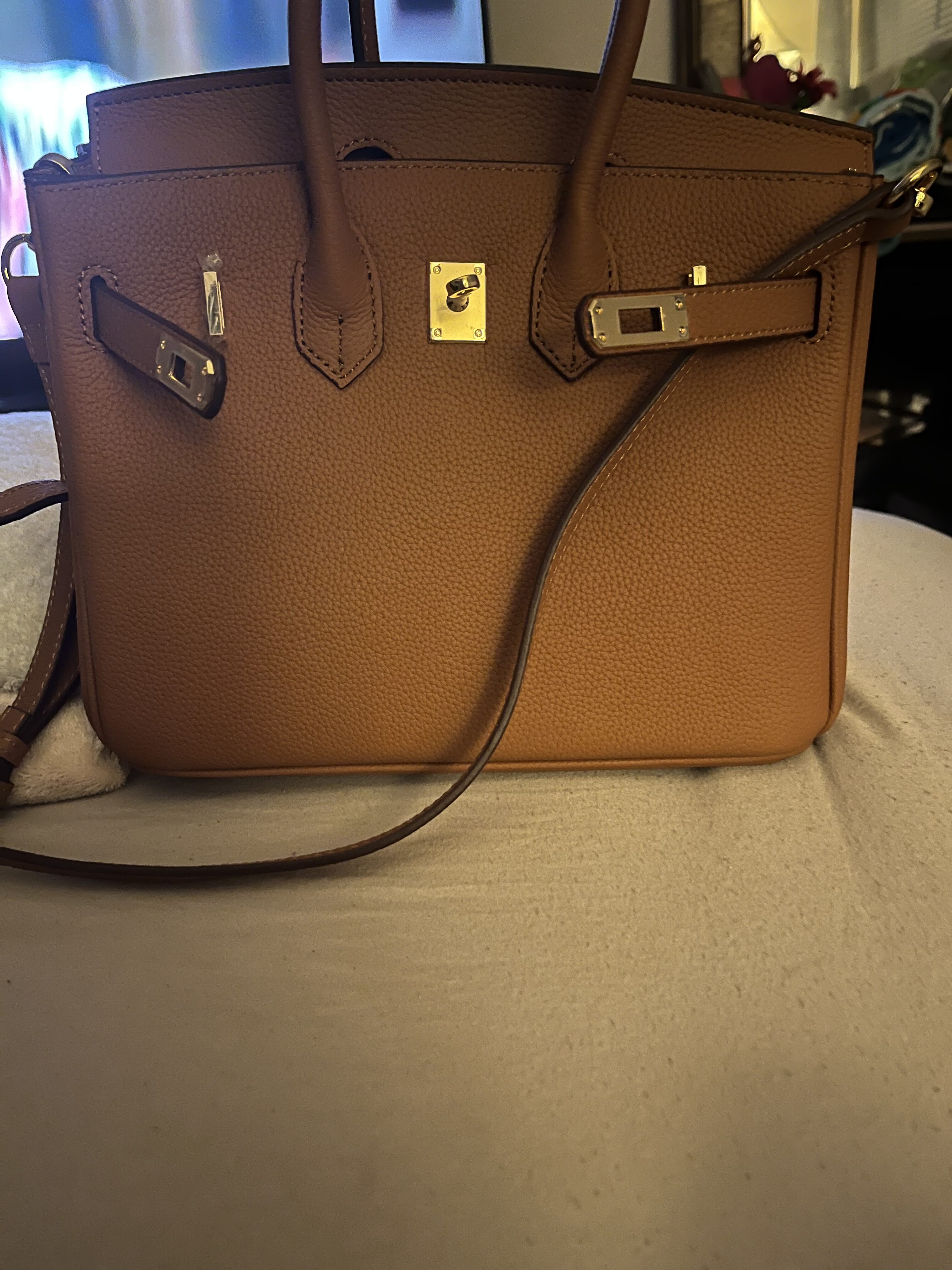 Damen Echtes Leder Top Handle Handtaschen - 25cm photo review