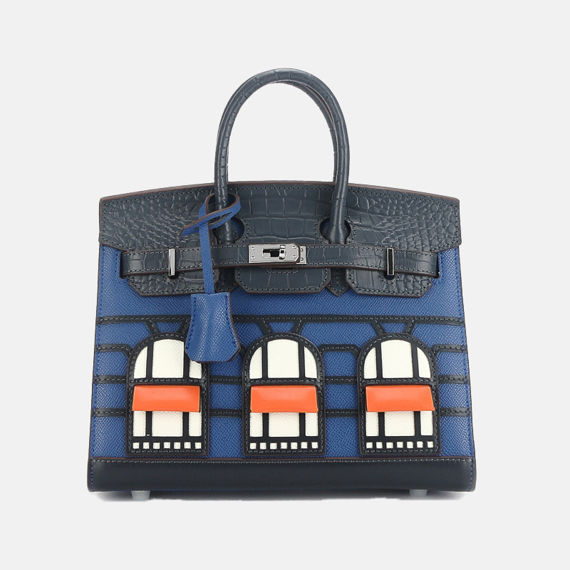 Women's Genuine Leather HOUSE Top Handle Bags