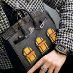 Women's Genuine Leather HOUSE Top Handle Bags