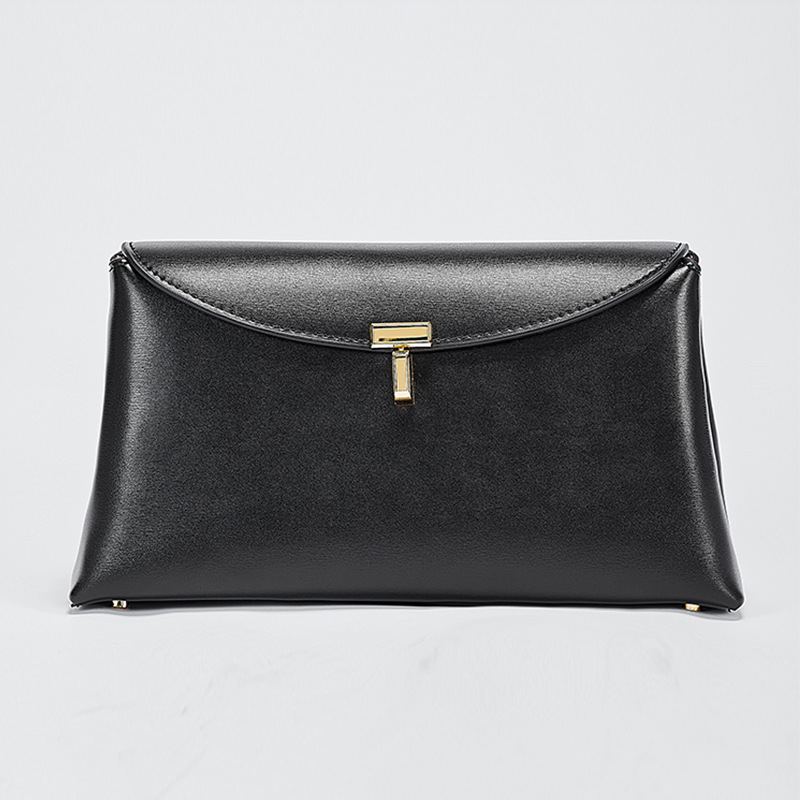 Women's Leather Minimalist Crossbody Bags In Black