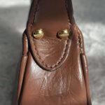 Women's Minimalist Genuine Leather Crossbody Baguette Bags photo review