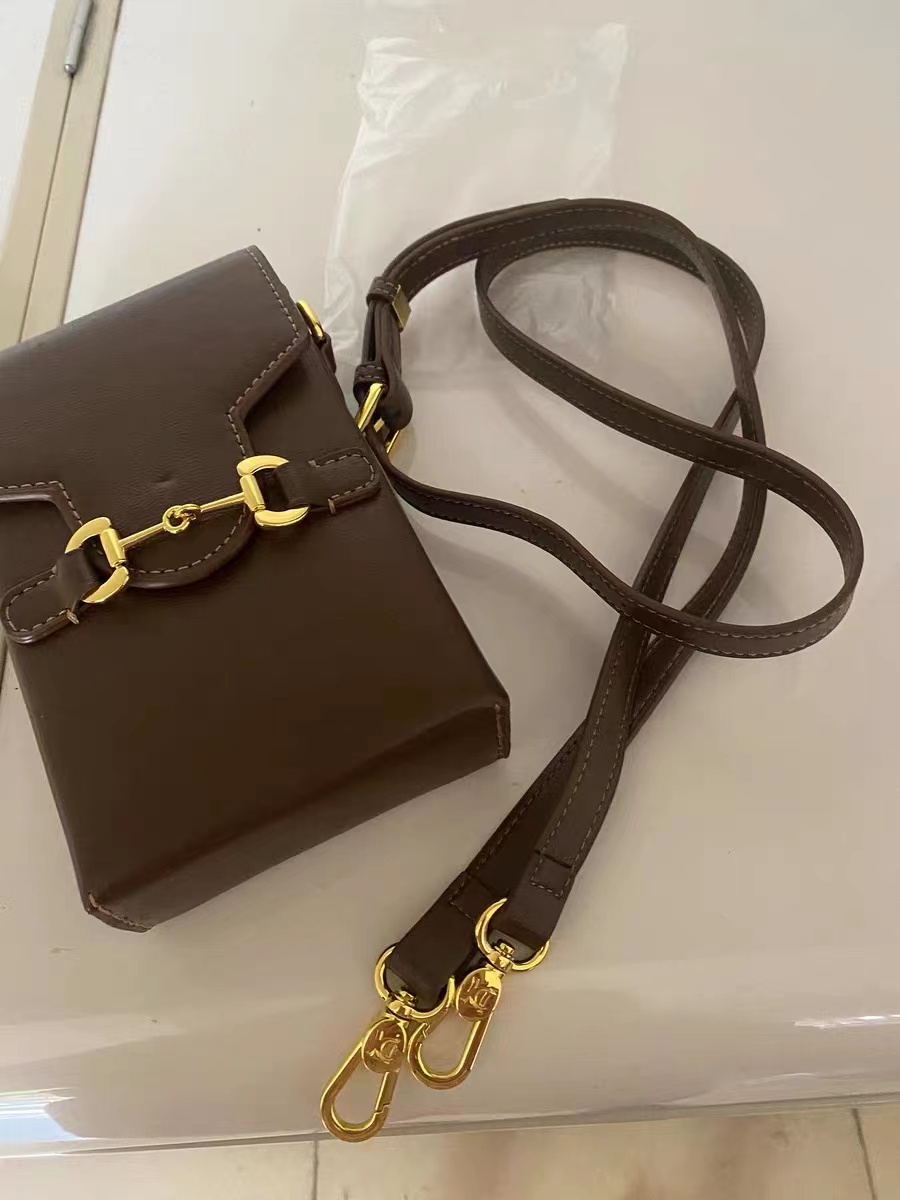 Women's Small Leather Crossbody Phone Bags photo review