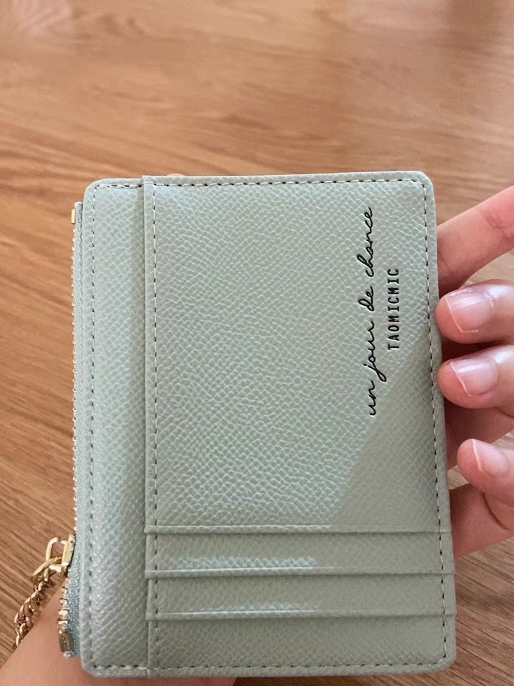 Women's Vegan Leather Mini Purse with Zipper photo review