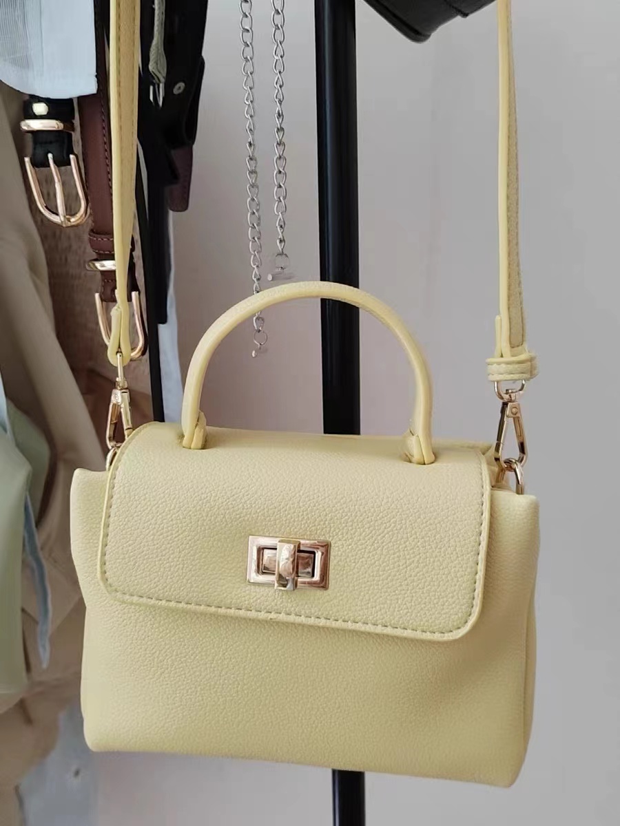 Women's Small Minimal Genuine Leather Flap Satchel Handbags photo review