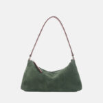 Women's Baguette Bags in Cowhide Suede Leather