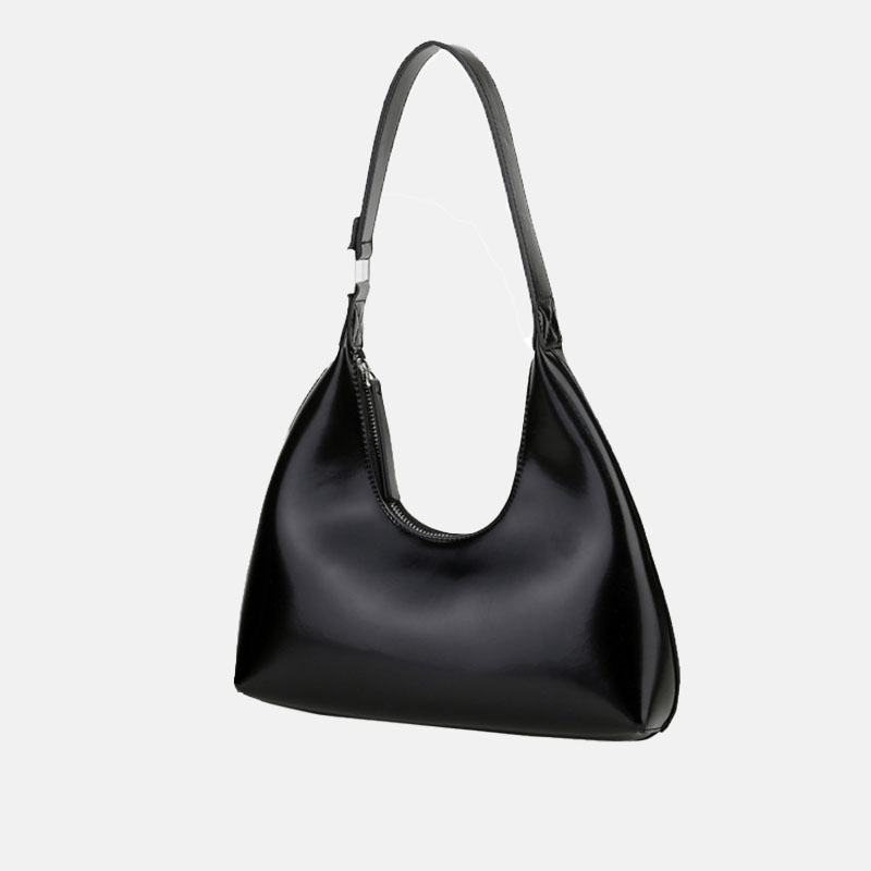 Women's Split Leather Hobo Bags with Zipper