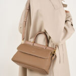 Women's Vintage Genuine Leather Crossbody Messenger Top Handle Bag