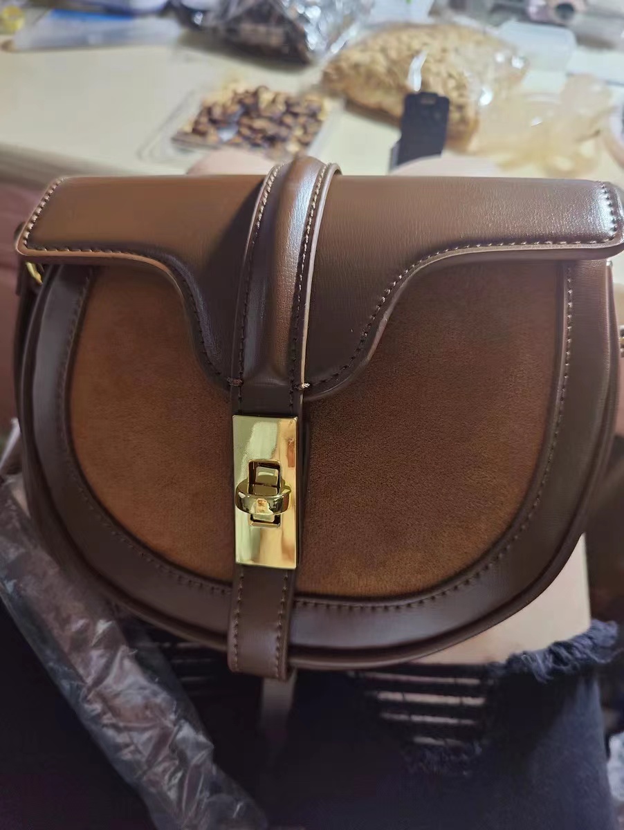Women's Buckle Saddle Bags in Vegan Leather photo review