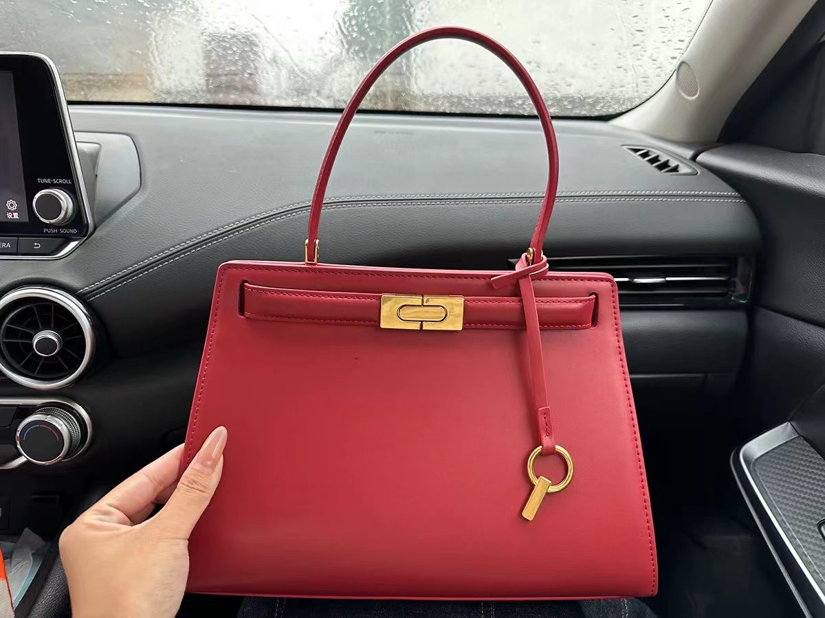 Women's Minimal Top Handle Handbags with Shoulder Strap photo review