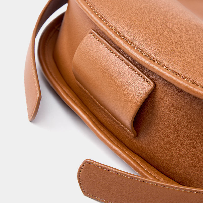 Women's Genuine Leather Minimalist Shoulder Crossbody Hobo Bag