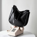 Women's Genuine Leather Minimalist Shoulder Crossbody Hobo Bag