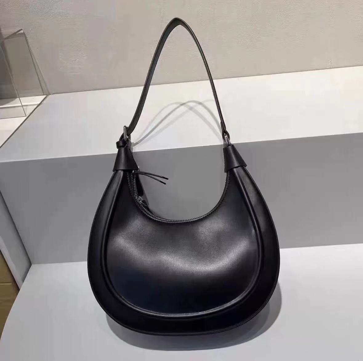 Women's Genuine Leather Hobo Baguette Bags photo review