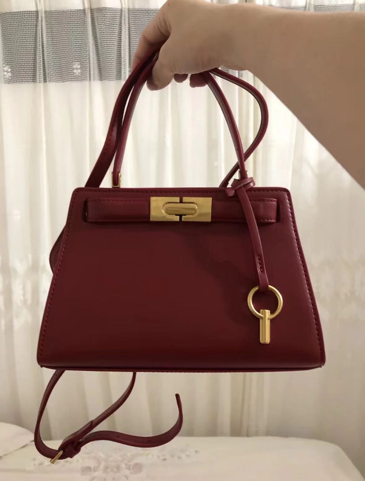 Women's Minimal Top Handle Handbags with Shoulder Strap photo review