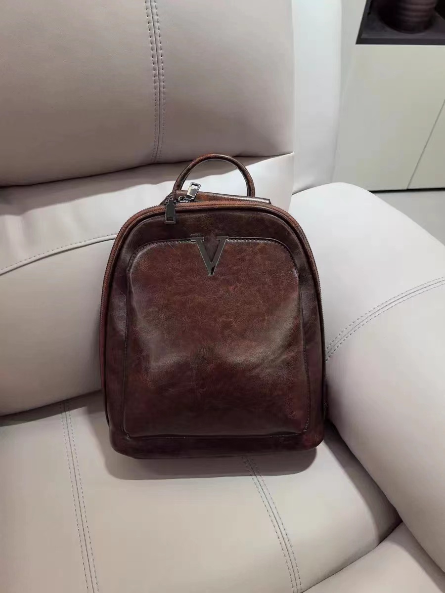 Women's Genuine Leather Minimal Backpacks photo review