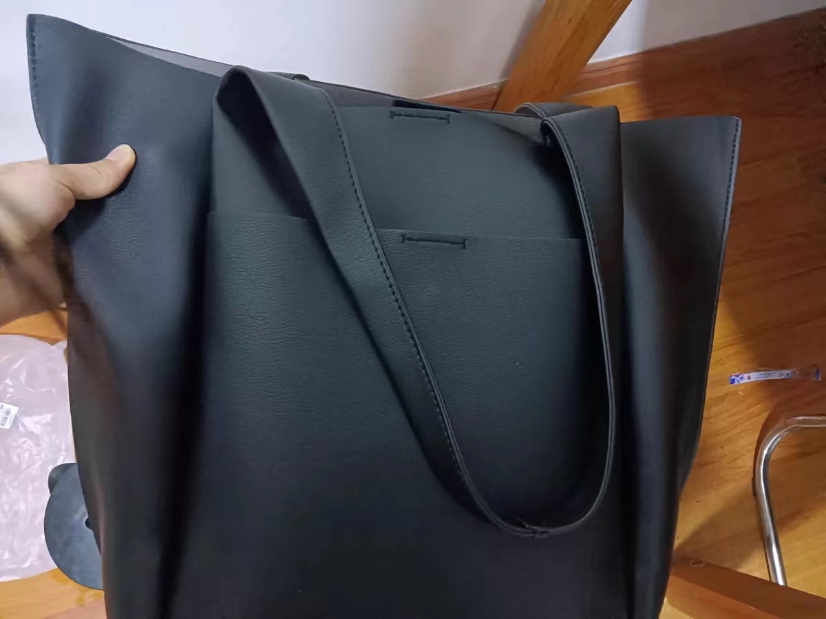 Women's Minimalism Large Tote Bags in Vegan Leather photo review