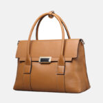 Women's Genuine Leather Lock Buckle Crossbody Shoulder Handbags