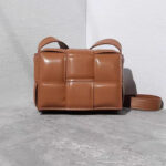 Women's Mini Genuine Leather Woven Crossbody Shoulder Bags