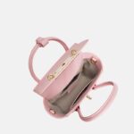 Sac à main Minimalist Genuine Leather Lock Buckle Double Wing Crossbody Shoulder Handbag