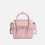 Sac à main Minimalist Genuine Leather Lock Buckle Double Wing Crossbody Shoulder Handbag