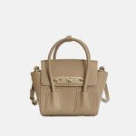 Sac à main Minimalist Genuine Leather Lock Buckle Double Wing Crossbody Shoulder Handbag