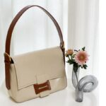 Women's Flap Closure Crossbody Shoulder Bags In Genuine Leather