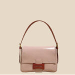 Women's Flap Closure Crossbody Shoulder Bags In Genuine Leather