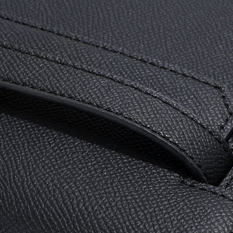 Damen Echtleder Schloss Crossbody Umhängetasche In Minimalistisch
