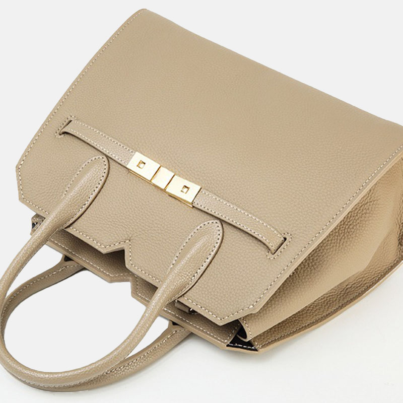 Damen Echtes Leder Reißverschluss Verschluss Schnalle Crossbody Handtaschen