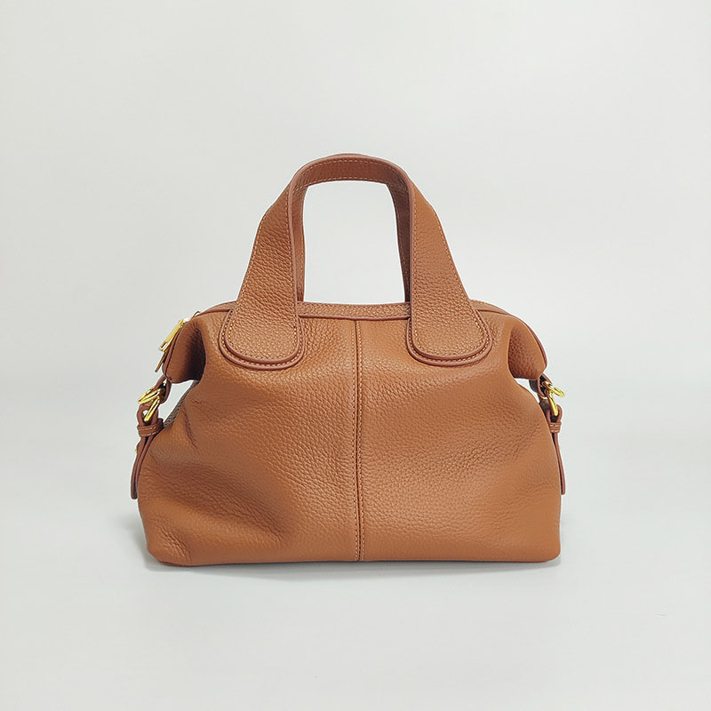 Women's Genuine Leather Zipper Crossbody Handbags