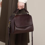 Women's Leather Zipper Crossbody Top Hand Bags