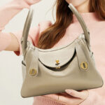 Women's Minimalist Genuine Leather Cat Eye Decorated Crossbody Shoulder Handbag