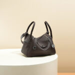 Women's Minimalist Genuine Leather Cat Eye Decorated Crossbody Shoulder Handbag