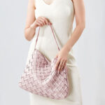 Women's Woven PU Material Vintage Crossbody Shoulder Tote Bags