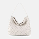 Women's Woven PU Material Vintage Crossbody Shoulder Tote Bags